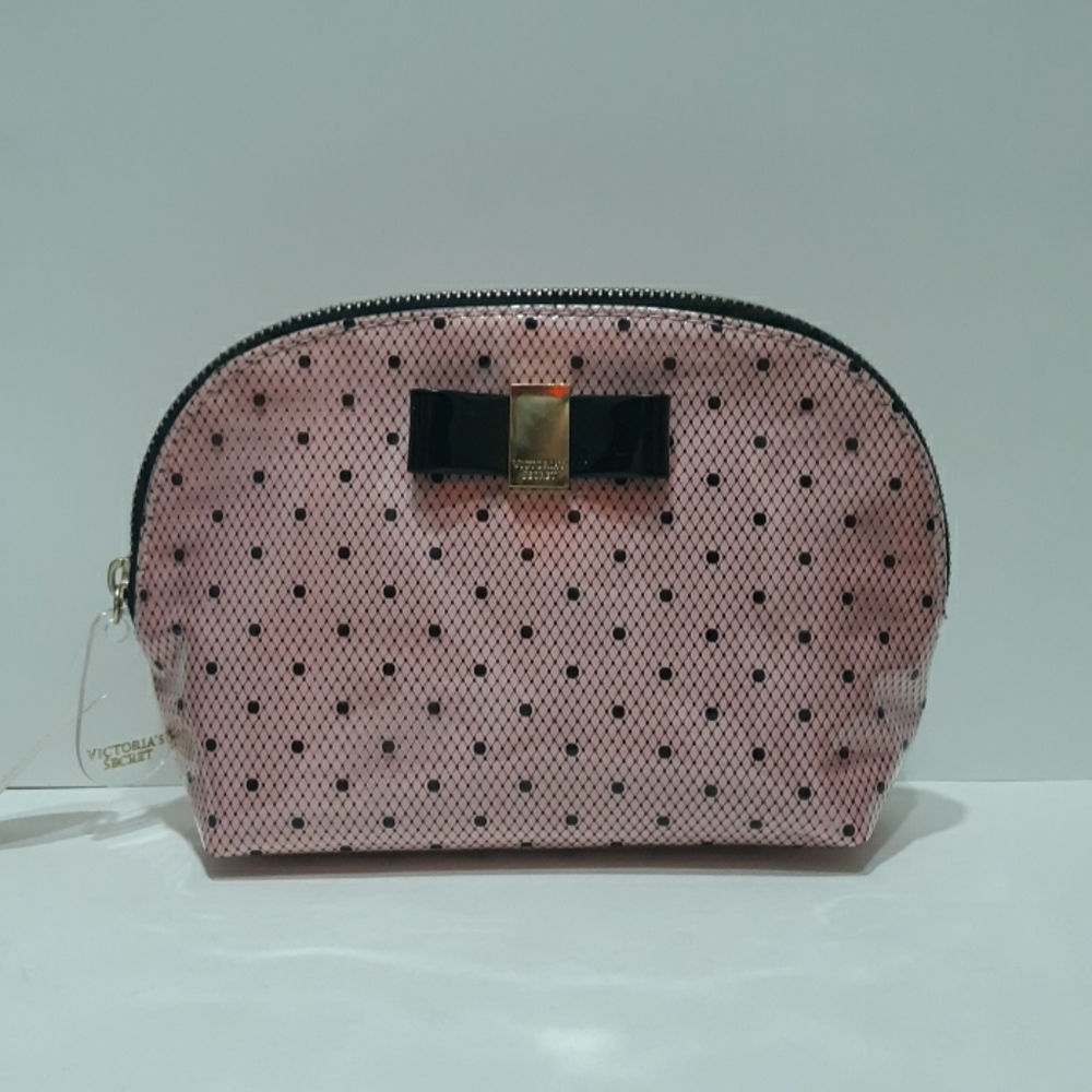 NWT VS Polka Dot Bow Clutch